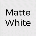 Matte White Pinstripes